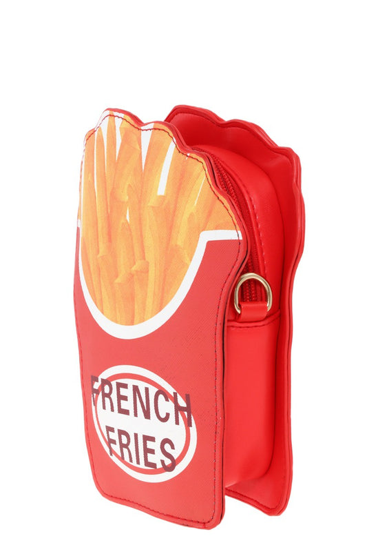 French Fries Shape Crossbody Bag