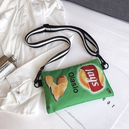 Potato Chips Women Crossbody Handbag