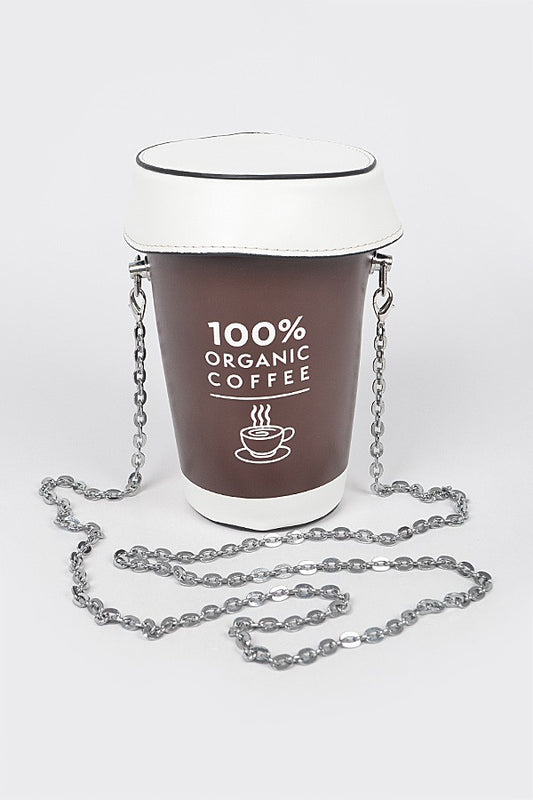 Coffee Cup Fun Clutch