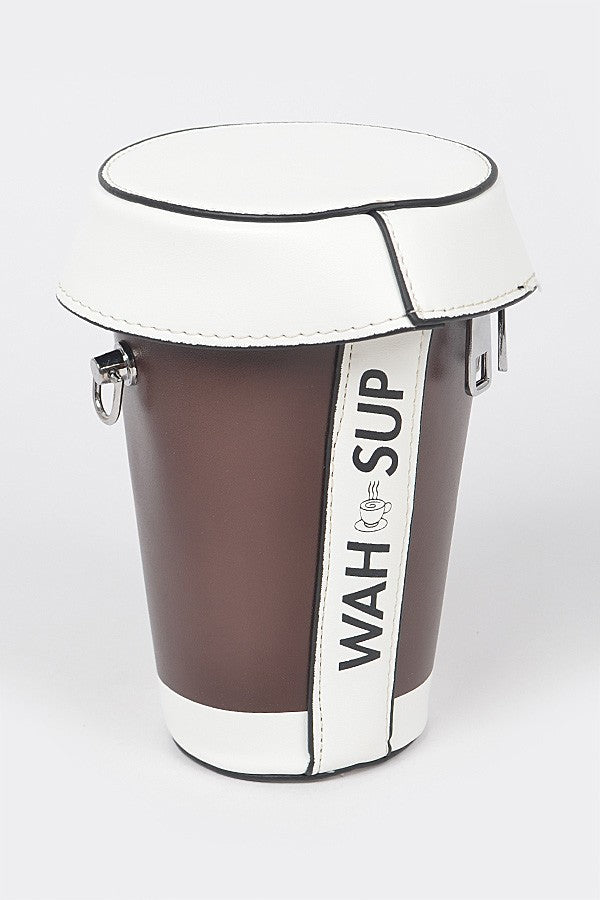 Coffee Cup Fun Clutch