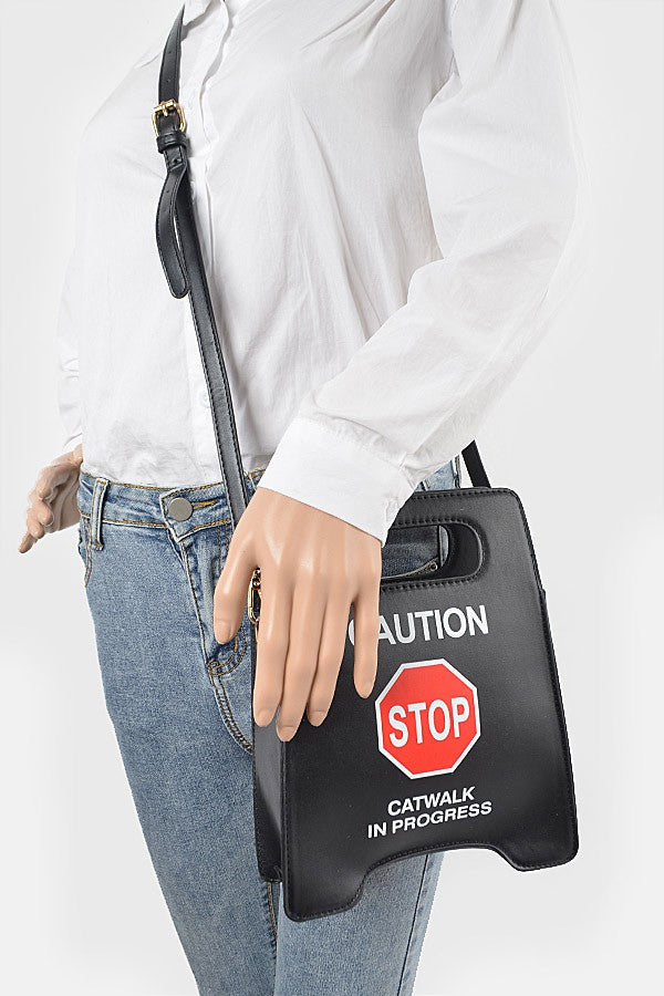 Caution Sign Clutch