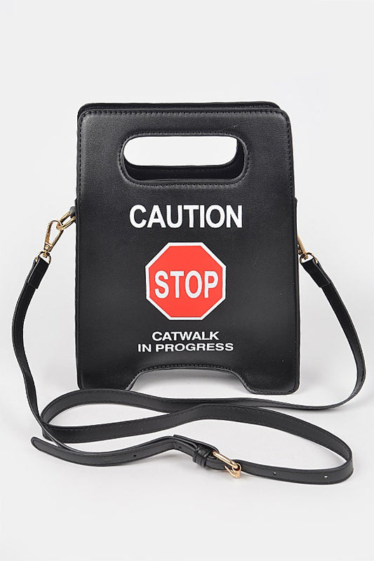 Caution Sign Clutch