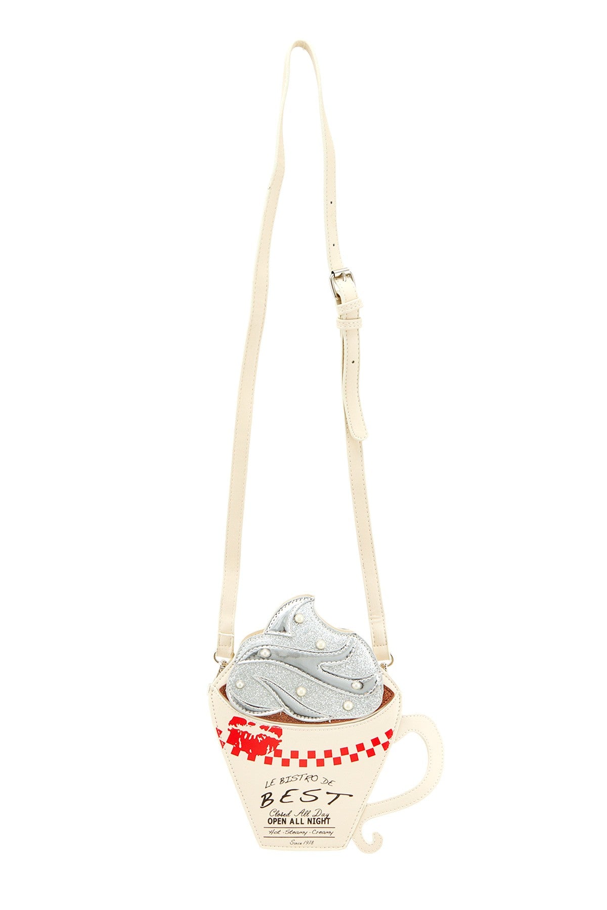 Whipped Cream Latte Shape Novelty Bag