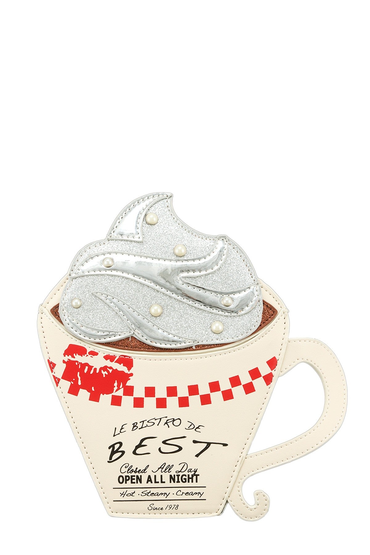 Whipped Cream Latte Shape Novelty Bag