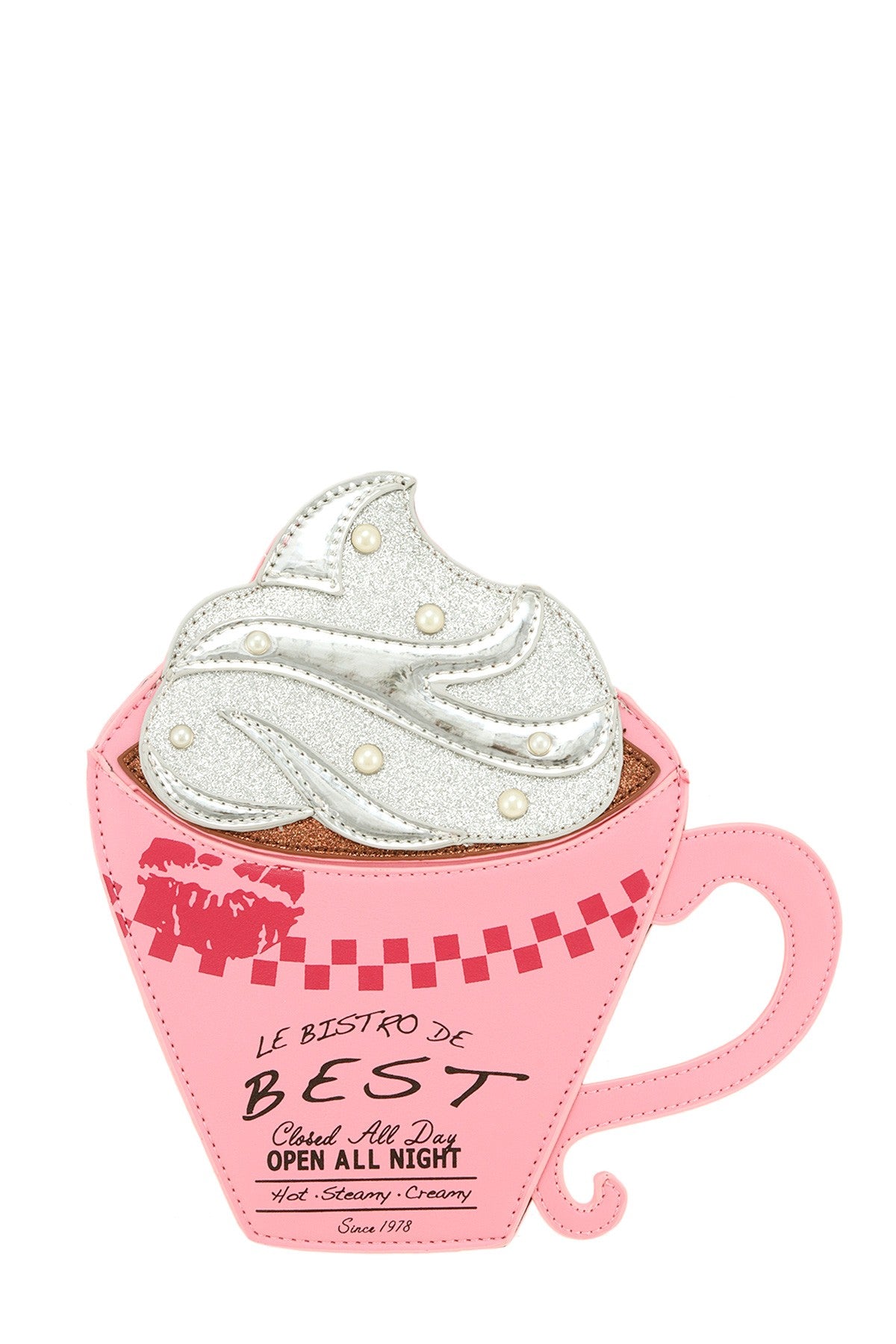 Whipped Cream Latte Shape Novelty Bag