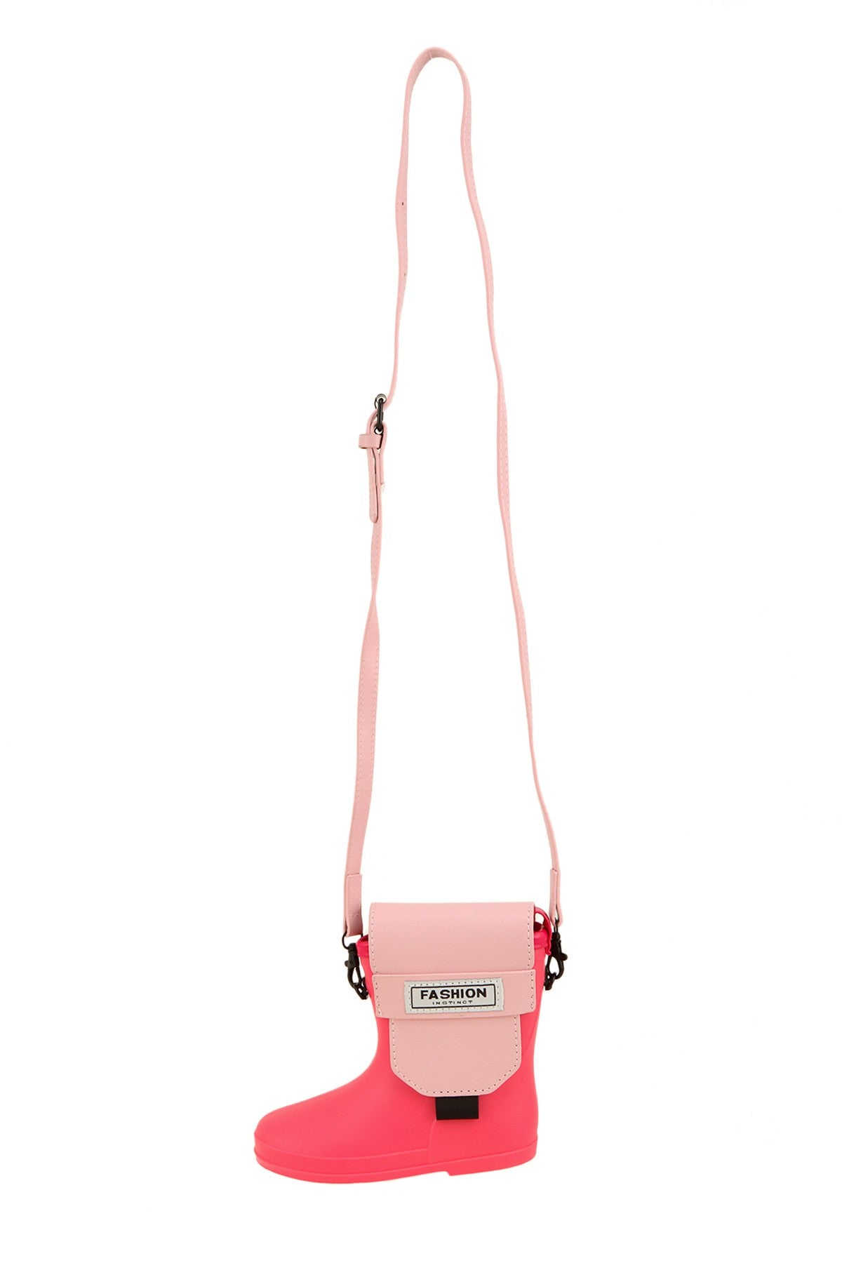 Leather Rain Boot Cross Body Bag