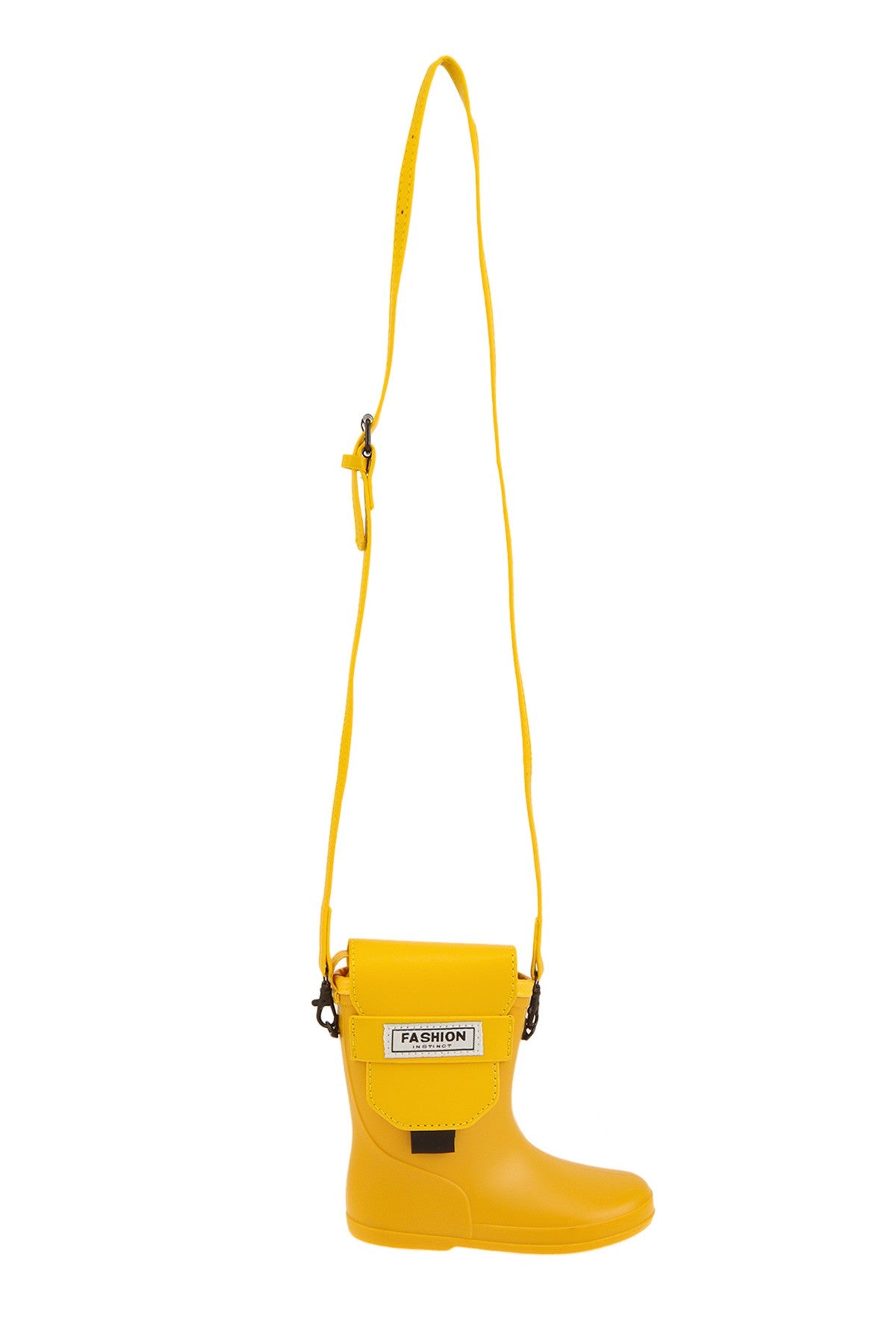 Leather Rain Boot Cross Body Bag.