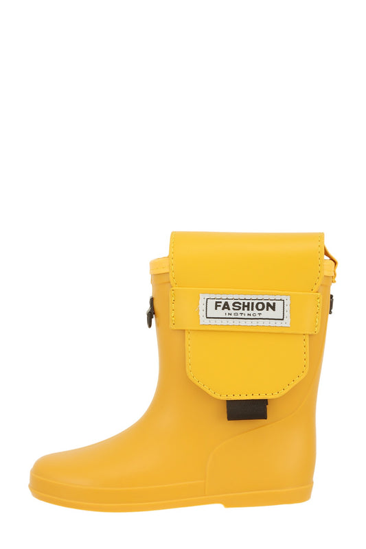 Leather Rain Boot Cross Body Bag.