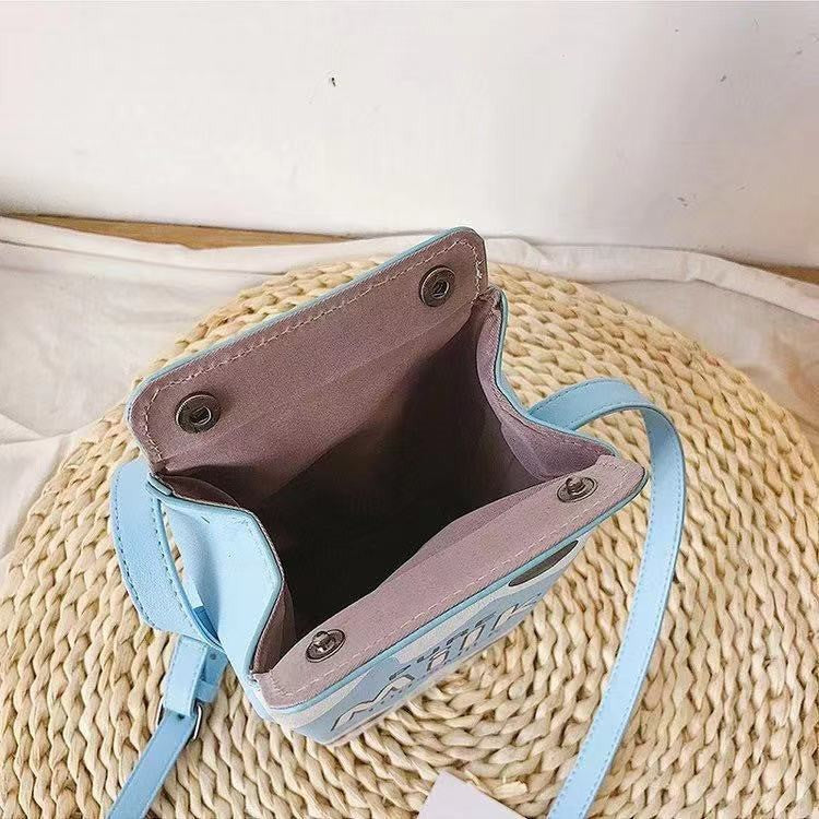 Fashion Cute Milk Box Crossbody Bag