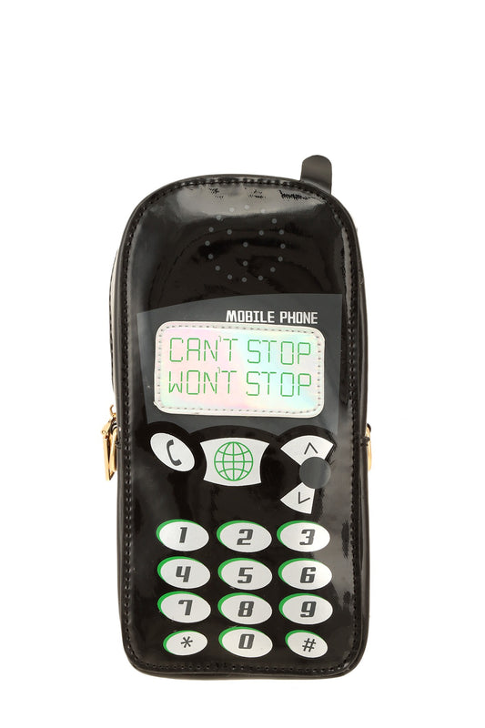 Retro Mobile Phone Shape Novelty Bag