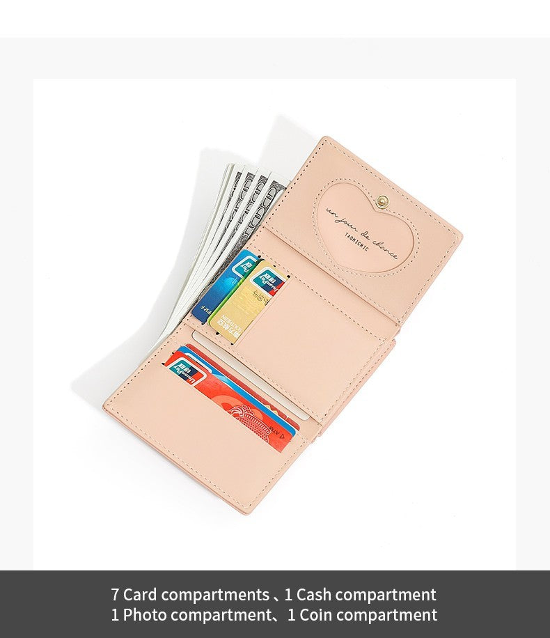 Fashion Smooth Agustina Trifold Wallet