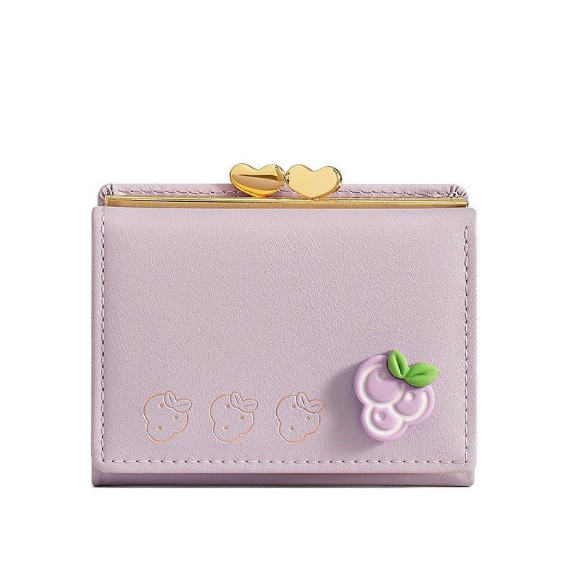 Fashion Smooth Agustina Trifold Wallet