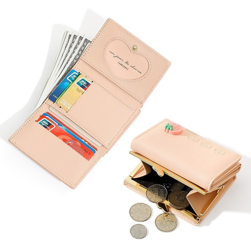 Fashion Smooth Agustina Trifold Wallet