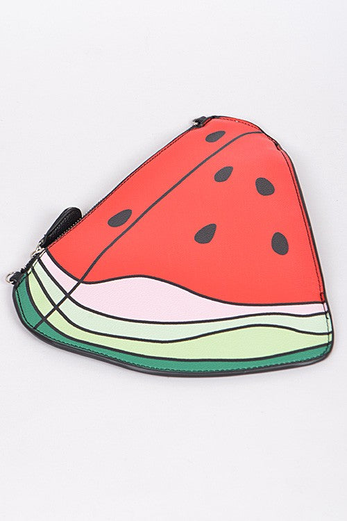 Watermelon Slice Clutch Handbag