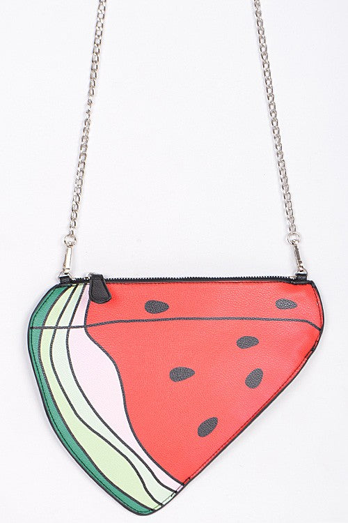 Watermelon Slice Clutch Handbag