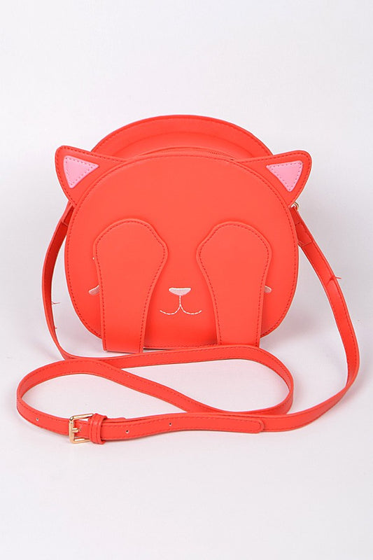 Close My Eyes Adorable Kitty Clutch Handbag