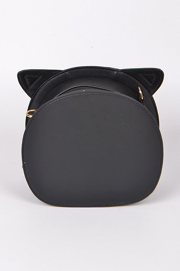 Close My Eyes Adorable Kitty Clutch Handbag