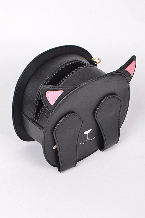 Close My Eyes Adorable Kitty Clutch Handbag